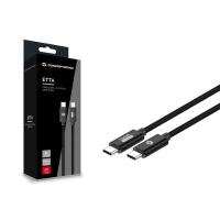 Conceptronic ETTA02B20 USB 3.2 Gen 2 C-C PD 3.0 100W Cable 2M, 20V 5A, 10Gbps, E-Mark, view image 3 of 4