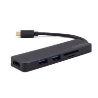 CoolBox miniDock USB-C Lite 2 USB 3.2 Gen 1 (3.1 Gen 1) Type-C Black