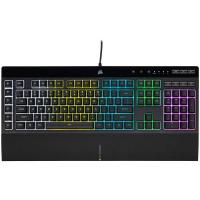 Corsair K55 RGB PRO keyboard Gaming USB QWERTY Spanish Black