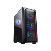 COUGAR Gaming CGR-5VM6B-MESH-G-RGB computer case Midi Tower Black, Transparent