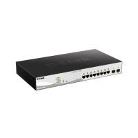 D-Link 10-Port Gigabit PoE+ Smart Managed Switch including 2 SFP Ports