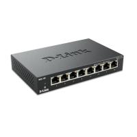 D-Link DGS-108 network switch Unmanaged L2 Gigabit Ethernet (10/100/1000) Desktop Black