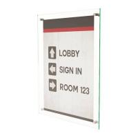 Deflecto 691290 sign holder/information stand Acrylic Transparent
