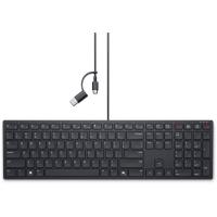 DELL KB525C keyboard Office USB QWERTY Spanish Black