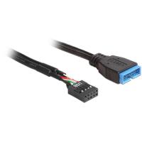 DeLOCK 83281 USB 3.0 USB 2.0 Black cable interface/gender adapter