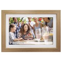 Denver PFF-1042LW digital photo frame Wood 25.6 cm (10.1'') Touchscreen Wi-Fi