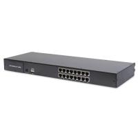 Digitus 17'' LCD KVM Console, 16-Port Cat 5, spanish Keyboard, view image 4 of 4