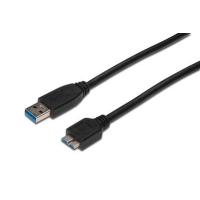 Digitus AK-300117-003-S USB cable 0.25 m 3.0 (3.1 Gen 1) USB A Micro-USB B Black