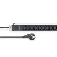 Digitus Socket strip with aluminum profile, 12-way, 2 m cable safety plug, view image 2 of 4