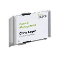 Durable 480123 sign holder/information stand Aluminium Silver