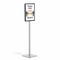 Durable 501357 informational sign Letter Grey Metal, Plastic 1 pc(s)