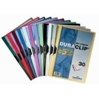 Durable Duraclip 30 report cover PVC Black, Transparent
