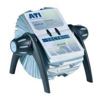 Durable Visifix Flip business card holder Black