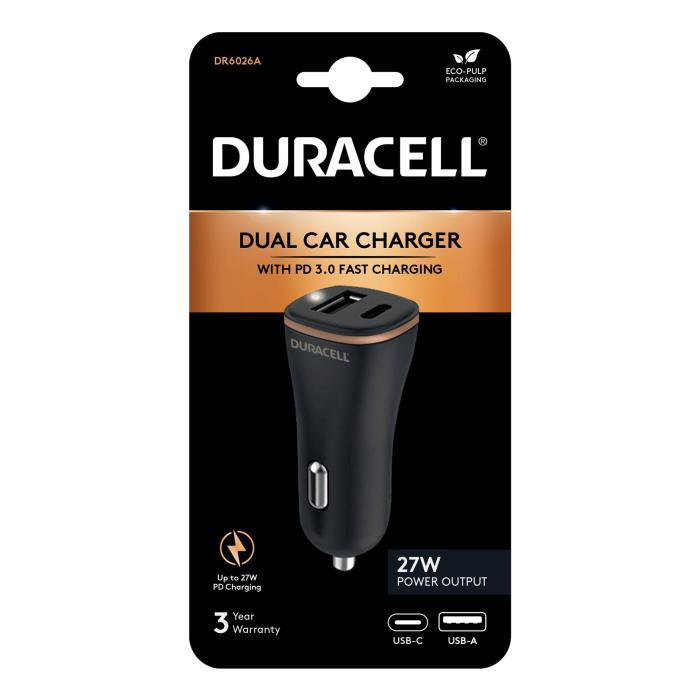 Duracell DR6026A mobile device charger Mobile phone Black Cigar lighter Auto — image 2 of 4