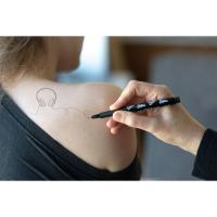 Eberhard Faber Tattoomarker set One Line 4 colours incl. 4in1 stencil, view image 10 of 10