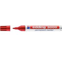 Edding 3000 permanent marker Bullet tip Red 1 pc(s)