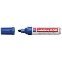 Edding 4-500 003 permanent marker Chisel tip Blue 10 pc(s)