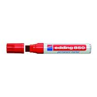 Edding 4-850 002 permanent marker Chisel tip Red 5 pc(s)