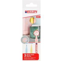 Edding 751 permanent marker Bullet tip Blue, Pink, Yellow 3 pc(s)