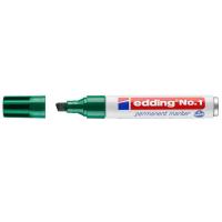 Edding No.1 permanent marker Chisel tip Green