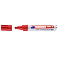 Edding No.1 permanent marker Chisel tip Red