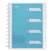Elba 100205613 ring binder A4 Blue, Transparent