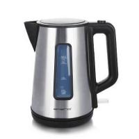 Emerio WK-122829 electric kettle 1.7 L 2200 W Black, Stainless steel