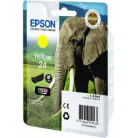 Epson Elephant Singlepack Yellow 24 Claria Photo HD Ink