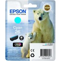 Epson Polar bear Singlepack Cyan 26 Claria Premium Ink