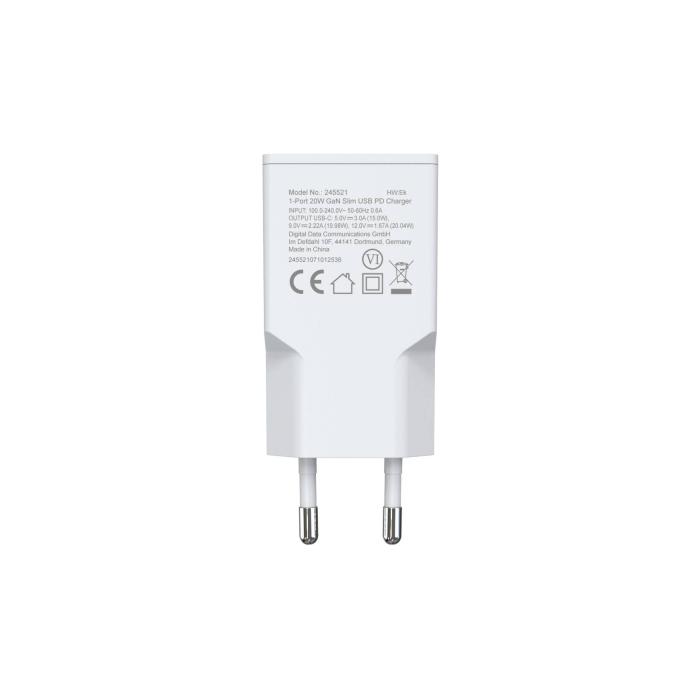 Equip 1-Port 20W GaN Slim USB-C PD Charger — image 2 of 12