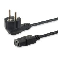 Equip 112121 Black 3 m Power plug type F C13 coupler