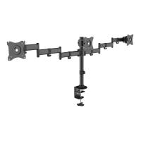 Equip 13''-27'' Articulating Triple Monitor Desk Mount Bracket
