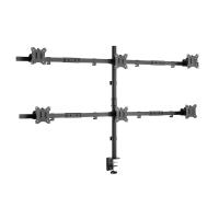 Equip 17''-32'' Articulating 6 Monitor Desk Mount Bracket