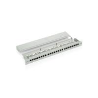 Equip 24-Port Cat.5e Shielded Patch Panel, Light Grey