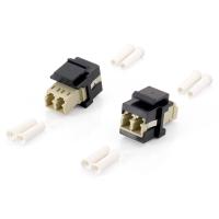 Equip Fiber Optic Keystone Adapter, LC Duplex