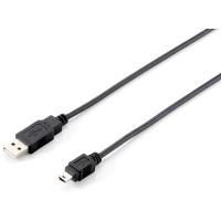 Equip USB 2.0 Type A to Mini-B Cable, 1.8m