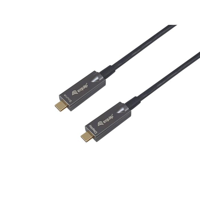 Equip USB-C to C Active Optical Cable, M/M, 15m, PD 60W, 4K/60Hz, 10Gbps, Video+Data+PD — image 6 of 10