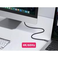 Equip USB-C to C Active Optical Cable, M/M, 15m, PD 60W, 4K/60Hz, 10Gbps, Video+Data+PD, view image 4 of 10
