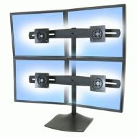 Ergotron DS Series DS100 Quad Monitor Desk Stand 61 cm (24'') Black