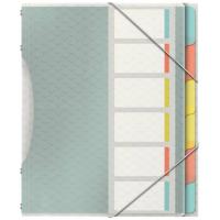 Esselte 626255 tab index Blank tab index Polypropylene (PP) Multicolour