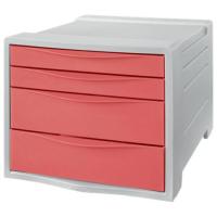 Esselte 628457 office drawer unit Coral, Grey Polystyrene