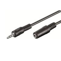 Ewent EW-220200-030-N-P 3m 3.5mm 3.5mm Black audio cable