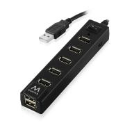 Ewent EW1130 interface hub 480 Mbit/s Black