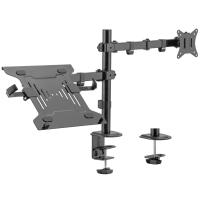Ewent EW1519 laptop stand Laptop & monitor arm Black 39.6 cm (15.6'')