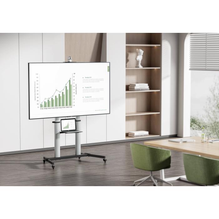 Ewent EW1592 TV mount/stand 2.54 m (100'') Black, Grey — image 9 of 14