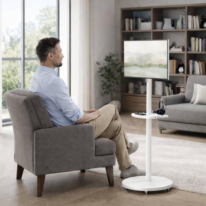 Ewent EW1596 TV mount/stand 88.9 cm (35'') White — image 3 of 8