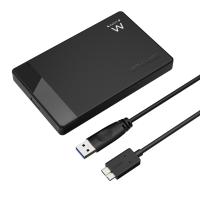 Ewent EW7049 storage drive enclosure HDD/SSD enclosure Black 2.5''