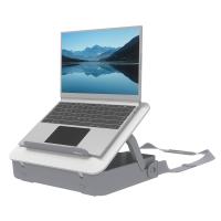 Fellowes Laptop Carry Case with Built-in Laptop Stand - Breyta Lockable Laptop Carry Case for Hybrid Working & Laptops Up To 14''/4KG - White