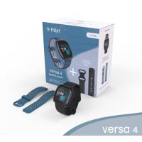 Fitbit Versa 4 AMOLED Digital Touchscreen Graphite GPS (satellite), view image 2 of 2
