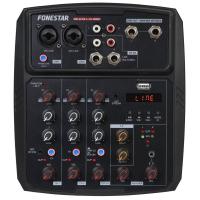 Fonestar MIX-4LIVE audio mixer 4 channels 20 - 20000 Hz Black